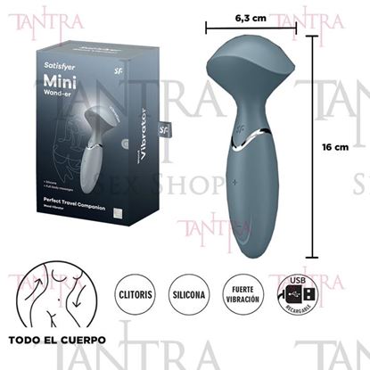 Mini Wand Er - Vibrador Mini Recargable con Tecnología Silent